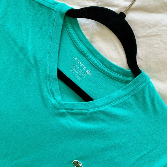 Vintage Lacoste V-Neck Tee - Picture 3 of 7